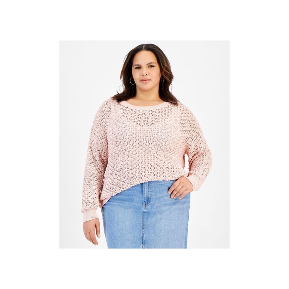 And Now This Plus Size Crocheted Sweater